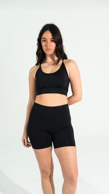 Conjunto deportivo negro - Mujer