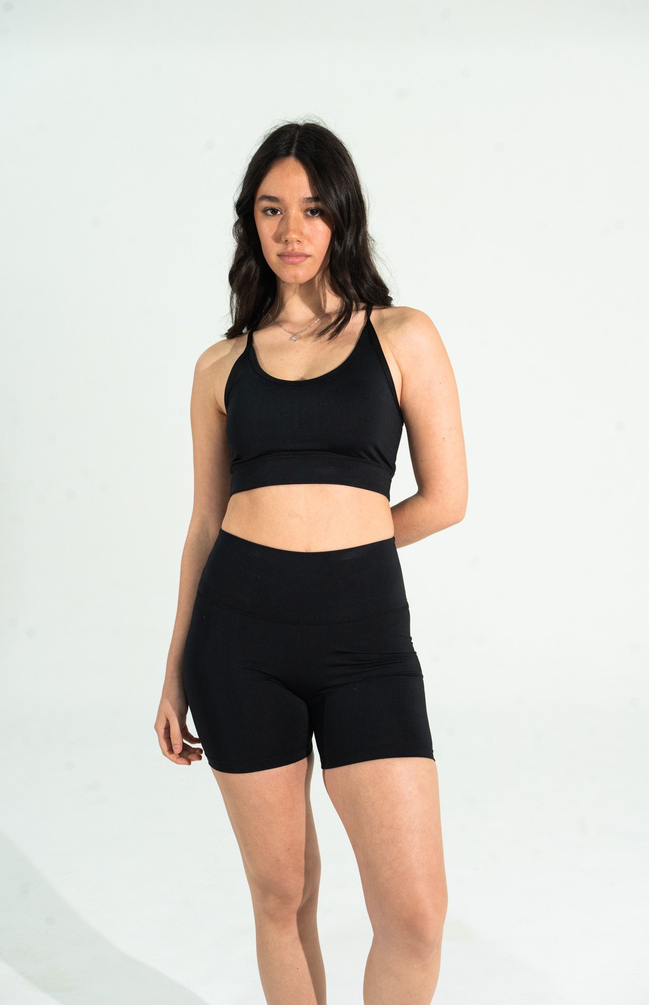 Conjunto deportivo negro - Mujer