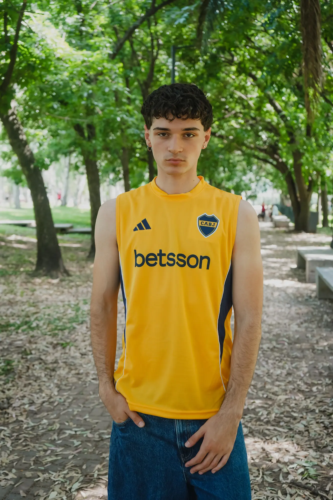 Musculosa Boca Juniors Amarilla