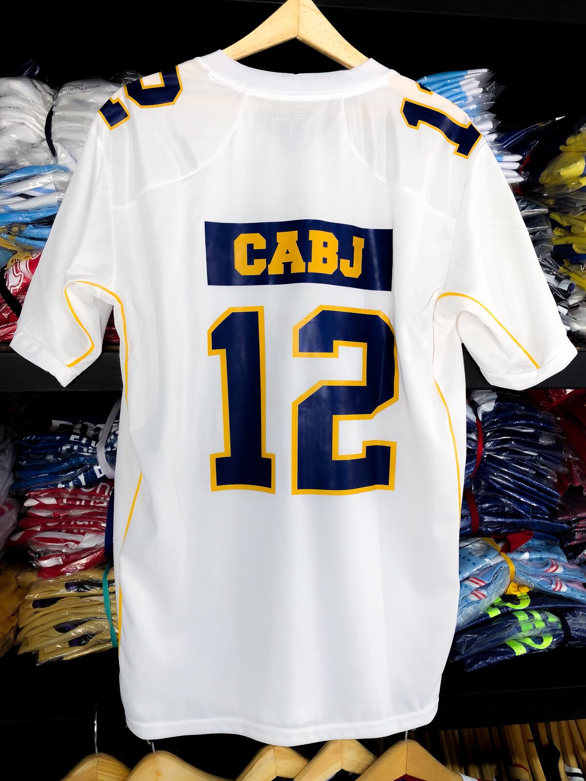 BOCA JUNIORS - JERSEY ALTERNATIVA (TERMOSELLADA)